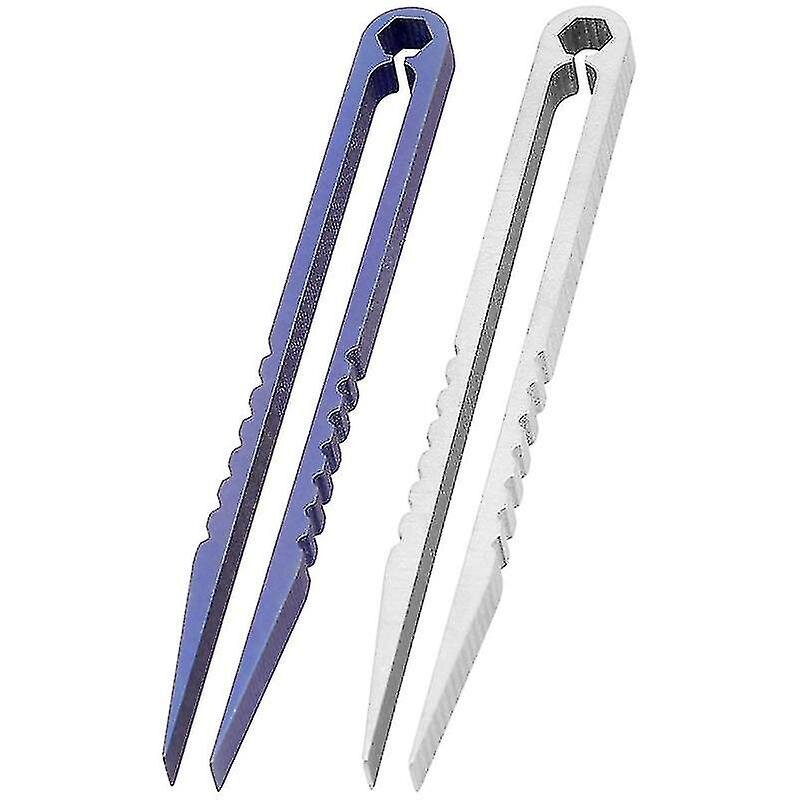 2 Pack Mini Pinsetit Titaani Kannettava Titaaniseoksesta Pinsetit Camping Outdoor Travel Mini Tool hinta ja tiedot | Suuhygienia | hobbyhall.fi