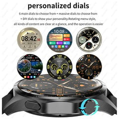 Huawei Smart Watch Miesten Watch 4 Pro Amoled Hd Screen Bluetooth Call Nfc Health Monitoring Smartwatch 2024 Uusi Watch Gt4pro_Black_NFC GT4 Pro hinta ja tiedot | Älykellot | hobbyhall.fi