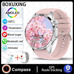 Huawei Smart Watch Miesten Watch 4 Pro Amoled Hd Screen Bluetooth Call Nfc Health Monitoring Smartwatch 2024 Uusi Watch Gt4pro_Silver pink_NFC GT4 Pro hinta ja tiedot | Älykellot | hobbyhall.fi