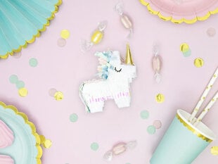 Pinata koristeet Mini Unicorn, 8x8x2,5cm, 1 pakkaus / 1 kpl hinta ja tiedot | Juhlakoristeet | hobbyhall.fi