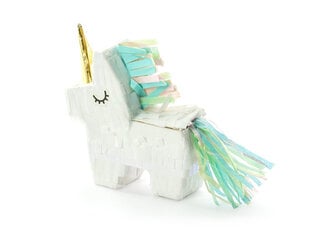 Pinata koristeet Mini Unicorn, 8x8x2,5cm, 1 pakkaus / 1 kpl hinta ja tiedot | Juhlakoristeet | hobbyhall.fi