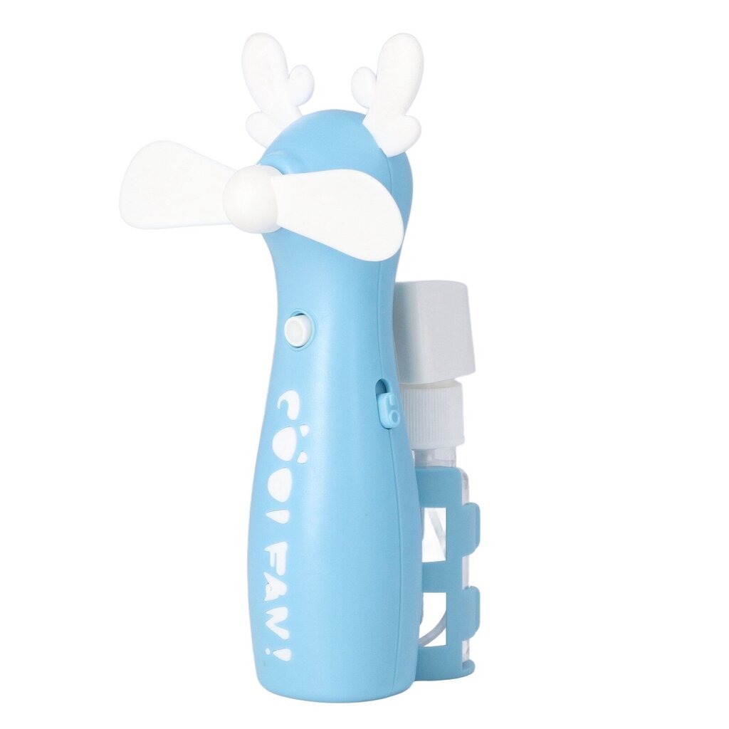 Cartoon Spray Fan Kannettava Mini Handheld USB Ladattava Suihketuuletin kotitoimistoon Blue Little Deer hinta ja tiedot | Vuorikiipeilyvarusteet | hobbyhall.fi