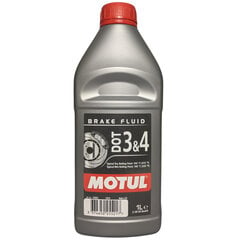 Jarruneste Motul Dot 3&4 Brake Fluid 1L hinta ja tiedot | Moottoriöljyt | hobbyhall.fi