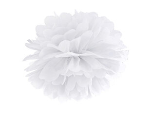 Pompon, valkoinen, 35 cm hinta ja tiedot | Juhlakoristeet | hobbyhall.fi