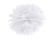 Pompon, valkoinen, 35 cm hinta ja tiedot | Juhlakoristeet | hobbyhall.fi