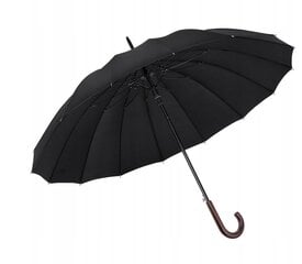 Miesten sateenvarjo UrbanBrolly, musta hinta ja tiedot | Miesten sateenvarjot | hobbyhall.fi