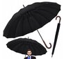 Miesten sateenvarjo UrbanBrolly, musta hinta ja tiedot | Miesten sateenvarjot | hobbyhall.fi