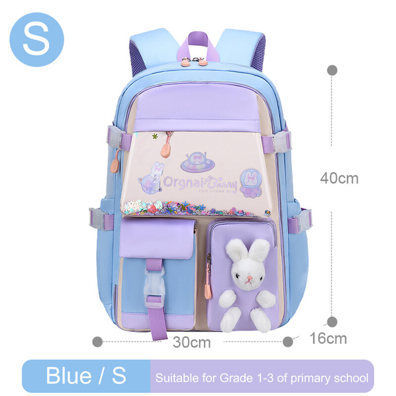 Sininen S-Japanilainen High School Girls Reppu Koululaukut Teini-ikäisille Tytöille Useita taskuja Uusi Kawaii Reppu Naisten Mochilas Söpö Mochila hinta ja tiedot | Tietokonelaukut | hobbyhall.fi