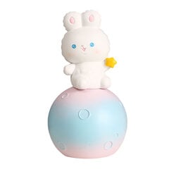 Touch Night Light Color Change Cute Rabbit Touch Yölamppu rahapurkilla työpöydän koristeluun Sininen Pinkki hinta ja tiedot | Lastenhuoneen valaisimet | hobbyhall.fi