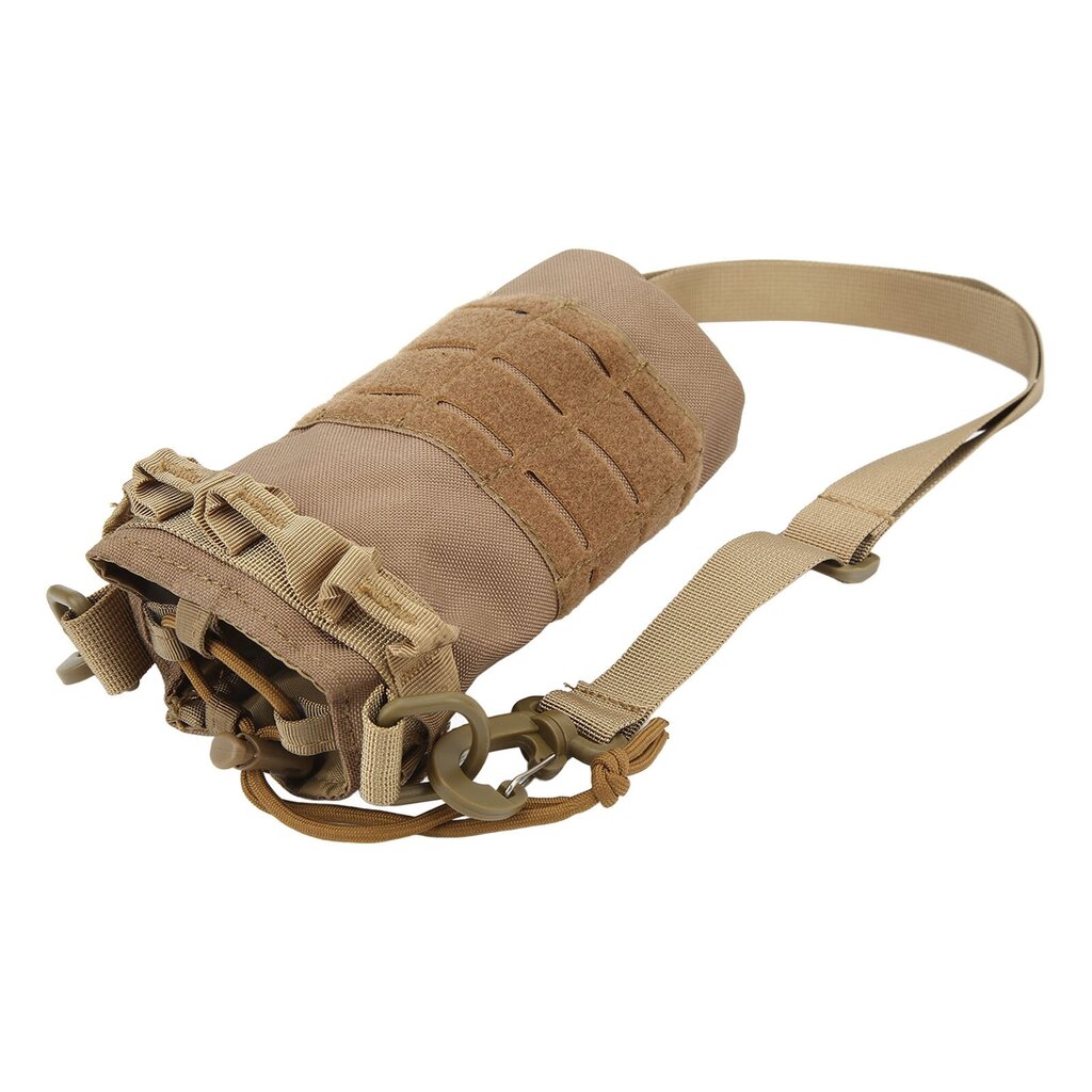 Outdoor Molle-vesipullon pidike Kannettava naamiointipullon kansi Pyöräily vyötärölle riippuva pullolaukku Khaki hinta ja tiedot | Makuupussit | hobbyhall.fi