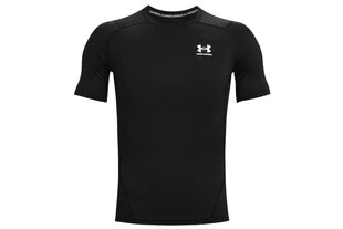 Miesten T-paita Under Armour Heatgear Armour Lyhythihainen M 1361518001, musta. hinta ja tiedot | Under Armour Miehille | hobbyhall.fi