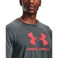 Miesten T-paita Under Armour Sportstyle Logo Tee 1329590013, harmaa. hinta ja tiedot | Miesten T-paidat | hobbyhall.fi