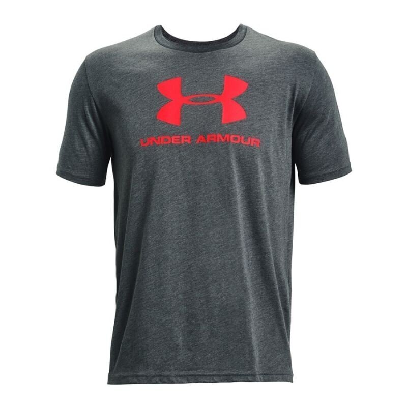 Miesten T-paita Under Armour Sportstyle Logo Tee 1329590013, harmaa. hinta ja tiedot | Miesten T-paidat | hobbyhall.fi