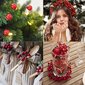 200 kpl Christmas Holly Marjat Keinotekoiset marjat jouluseppelekoristeisiin Seppeleen tekotarvikkeet Joulukuusi Jouluseppelekoristeet hinta ja tiedot | Joulukuuset ja kranssit | hobbyhall.fi