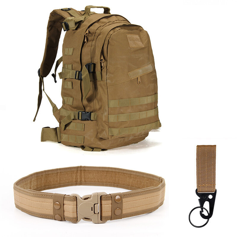 Khaki Set-55L 3D Outdoor Sport Sotilaallinen Reppu Taktiset Reput kiipeily Reppu Retkeily Retkeily Reppu Matka Sotilaslaukku hinta ja tiedot | Tietokonelaukut | hobbyhall.fi