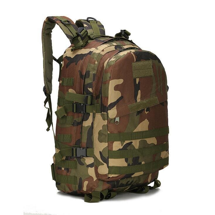 JungleCamouflage Bag-55L 3D Outdoor Sport Sotilasreppu Taktiset Reput kiipeily Reppu Retkeily Vaellus Reppu Matka Sotilaslaukku hinta ja tiedot | Tietokonelaukut | hobbyhall.fi