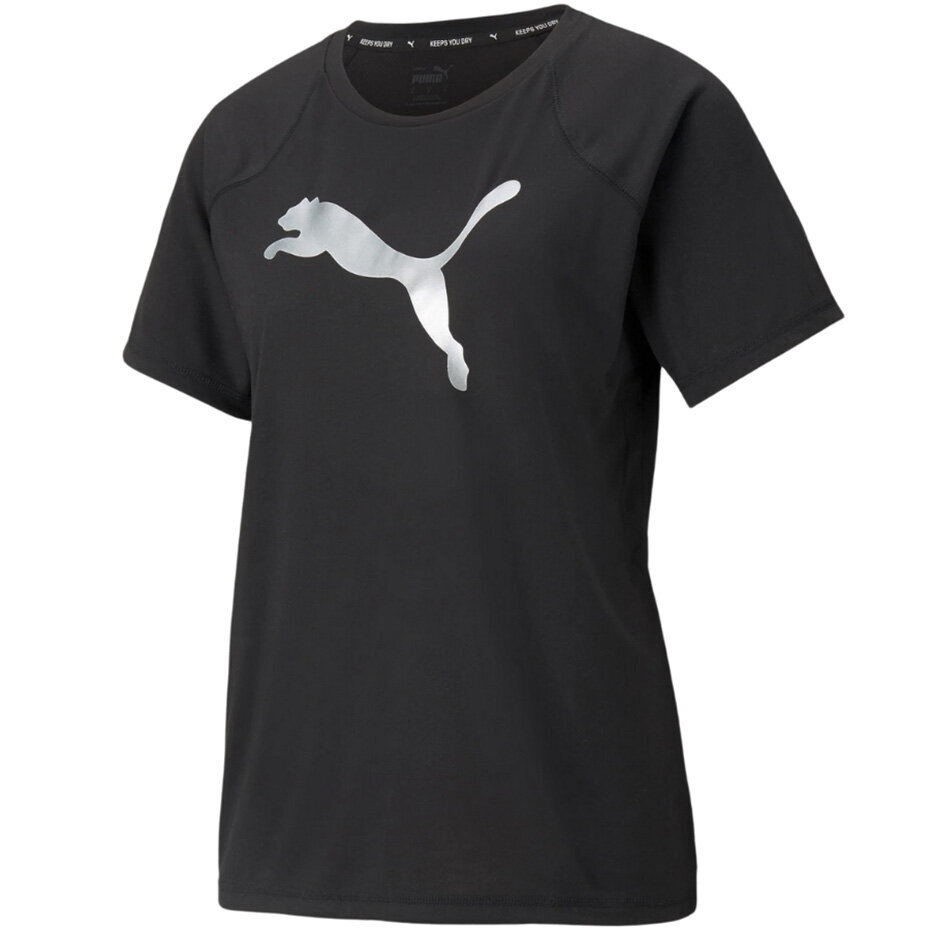 Puma Evostripe Tee naisten T-paita musta 589143 01 hinta ja tiedot | Naisten urheiluvaatteet | hobbyhall.fi