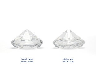 Pöytäkorttiteline Diamond, 40 mm, kirkas, 1 laatikko/20 kpl (1 kpl/10 kpl) hinta ja tiedot | Juhlakoristeet | hobbyhall.fi