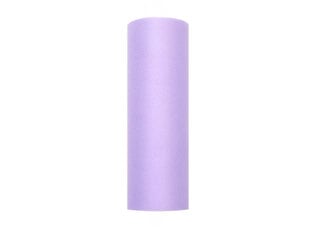 Sileä tyllirulla Lilac, vaalea violetti, 0,15x9 m, 1 laatikko / 90 kpl (1 kpl / 9 m) hinta ja tiedot | Juhlakoristeet | hobbyhall.fi