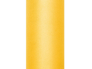 Sileä tyllirulla, keltainen, 0,15x9 m, 1 laatikko / 90 kpl (1 kpl / 9 m) hinta ja tiedot | Juhlakoristeet | hobbyhall.fi