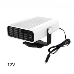 Valkoinen 12V-12/24V 120W Talvi Kannettava autonlämmitin Auton lämmitystuuletin Huurteenpoistolämmitin Huurteensulatus Lumi Pieni Sähköauton Lämmitin kuorma-autoon hinta ja tiedot | Lisätarvikkeet autoiluun | hobbyhall.fi