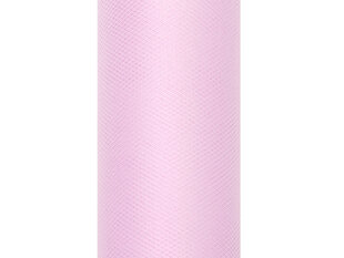 Sileä tyllirulla, vaaleanpunainen, 0,15x9 m, 1 laatikko / 90 kpl (1 kpl / 9 m) hinta ja tiedot | Juhlakoristeet | hobbyhall.fi
