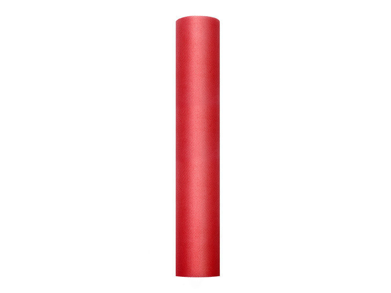Sileä tyllirulla, punainen, 0,3x9 m, 1 laatikko / 45 kpl (1 kpl / 9 m) hinta ja tiedot | Juhlakoristeet | hobbyhall.fi