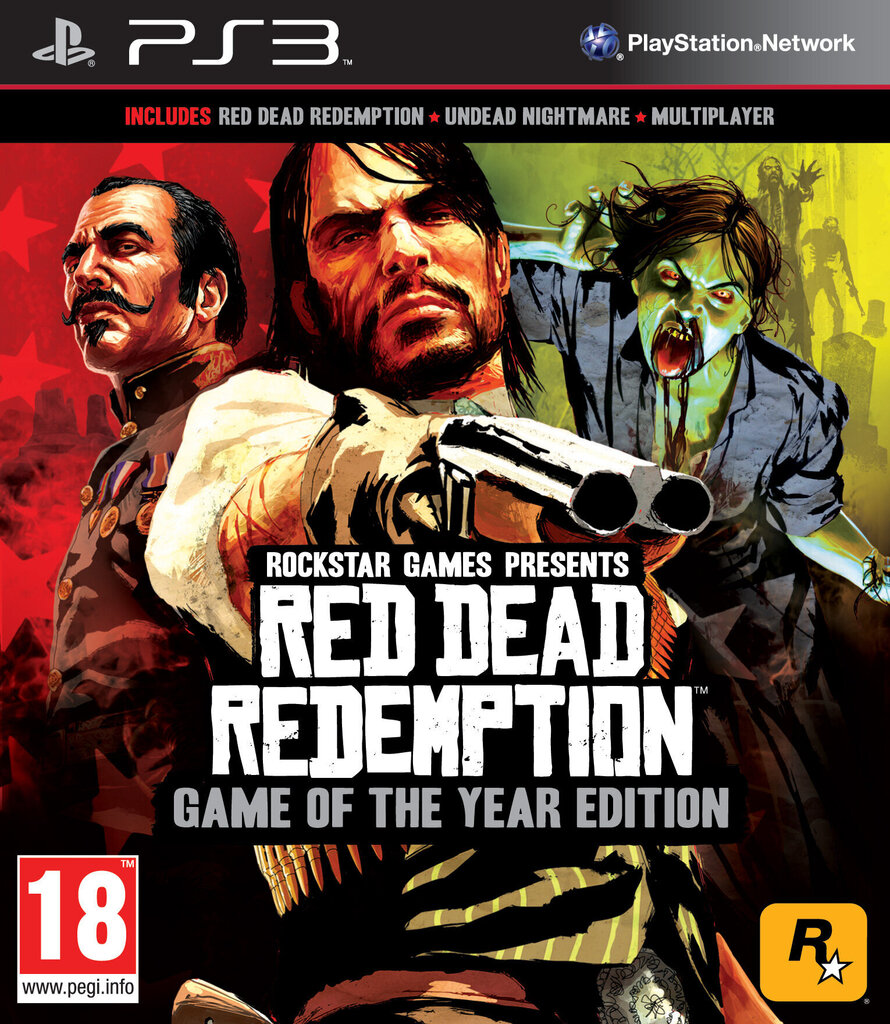 PS3 Red Dead Redemption GOTY Edition hinta ja tiedot | Tietokone- ja konsolipelit | hobbyhall.fi