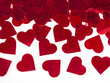 Konfettikanuuna Hearts, punainen, 80 cm, 1 laatikko/36 kpl hinta ja tiedot | Juhlakoristeet | hobbyhall.fi