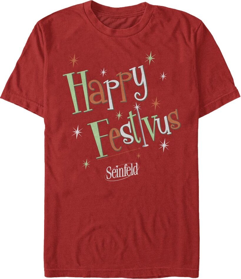 Happy Festivus Seinfeld T-Shirt hinta ja tiedot | Miesten T-paidat | hobbyhall.fi