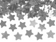 Konfettikanuuna Stars, hopea, 40 cm, 1 laatikko/72 kpl hinta ja tiedot | Juhlakoristeet | hobbyhall.fi