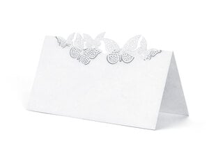 Käyntikortti Butterfly 9,2x5,7 cm (1 pakkaus / 10 kpl) hinta ja tiedot | Juhlakoristeet | hobbyhall.fi