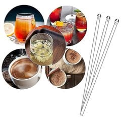 100 kpl Clear Cocktail Paddle Drink Bar sekoittimet Muoviset pyöreät Swizzle Sticks hinta ja tiedot | Suuhygienia | hobbyhall.fi