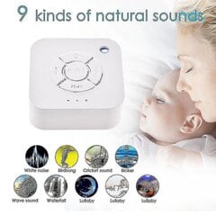 White Noise Machine Usb Ladattava Ajastettu sammutus Sleep Sound Machine nukkumiseen ja rentoutumiseen hinta ja tiedot | Suuhygienia | hobbyhall.fi