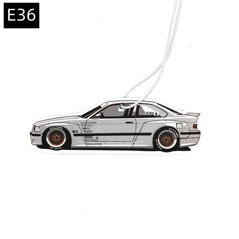 (E36 (B)) Auton ilmanraikastin riippuva automaattinen taustapeili hajuvesiriippuva kiinteä paperi BMW F30 E46 E90 M3 M4 M5 lisävarusteille hinta ja tiedot | Ilmanraikastimet autoon | hobbyhall.fi