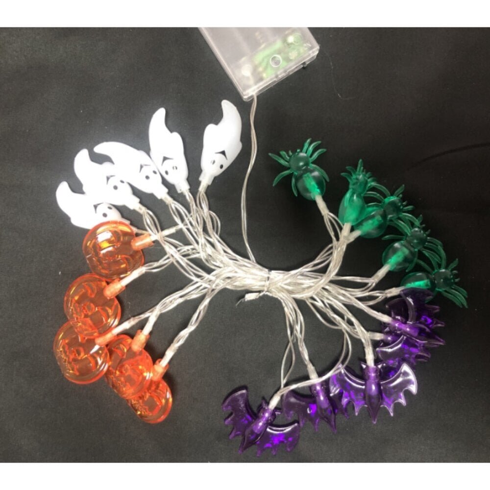 Jouluvalot Halloween String Lights Light String Ghost Spider YhdistelmäTyyli 3 Metriä 30 Valoa KaukosääDin Eri VäRejä hinta ja tiedot | LED-valonauhat | hobbyhall.fi