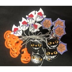 Jouluvalot Halloween Merkkijono Valomerkkijono Kurpitsa HäMäHäKkiverkko YhdistelmäTyyli 3 Metriä 30 Valoa KaukosääDin Eri VäRejä hinta ja tiedot | LED-valonauhat | hobbyhall.fi