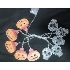 Jouluvalot Halloween Merkkijono Valonauha Valo Kallo Kurpitsa Yhdistelmä Tyyli 3 Metriä 30 Valoa KaukosääDin Eri VäRejä hinta ja tiedot | LED-valonauhat | hobbyhall.fi