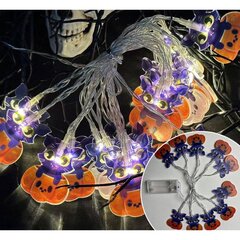 Jouluvalot Halloween String Lights String Light Witch Cat Muoto 3 Metriä 20 Valoa Kaksi Valotehosteita hinta ja tiedot | LED-valonauhat | hobbyhall.fi