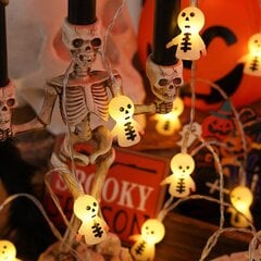 Jouluvalot Halloween Valonauhat Merkkijono Kallo Muoto 3 Metriä 20 Valoa LäMmin Valo Kaksi Valotehostetta hinta ja tiedot | LED-valonauhat | hobbyhall.fi