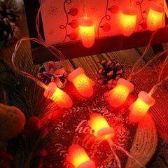 Jouluvalot String Lights Christmas Light String Glove Muoto 3 Metriä 20 Valoa Yksi Valaistustila hinta ja tiedot | LED-valonauhat | hobbyhall.fi