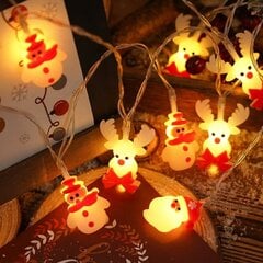 Jouluvalot String Lights Jouluvalo String Deer Shape 3 Metriä 20 Valoa Yksi Valaistustila hinta ja tiedot | LED-valonauhat | hobbyhall.fi