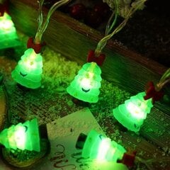 Jouluvalot Valot Nauhat Jouluvalonauhat Joulukuusen Muotoiset 3 Metriä 20 Valoa Yksi Valaistustila LäMmin VäRi hinta ja tiedot | LED-valonauhat | hobbyhall.fi