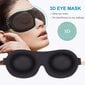 Sleep Mask 3 Pack - Päivitetty 3D muotoiltu 100 % blackout silmänaamio nukkumiseen säädettävällä hihnalla, mukava ja pehmeä yösilmäside naisille miehille, hinta ja tiedot | Imetystuotteet | hobbyhall.fi