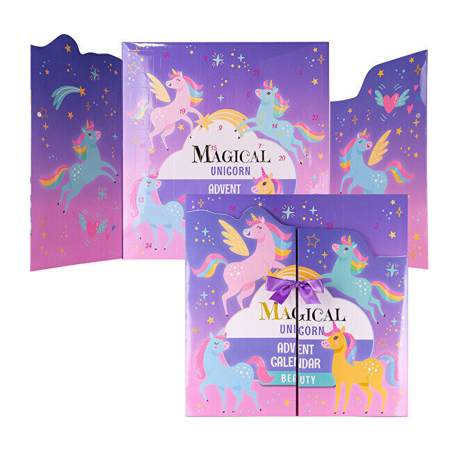 Joulukalenteri Magical Unicorn & Mermaid hinta ja tiedot | Tyttöjen lelut | hobbyhall.fi