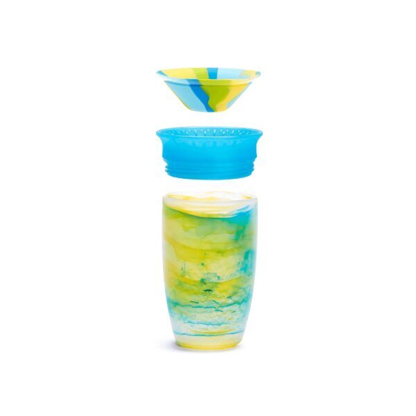 Juomapullo Munchkin Miracle Tie Dye Tropical, 12+ kk, 296 ml hinta ja tiedot | Tuttipullot ja tarvikkeet | hobbyhall.fi