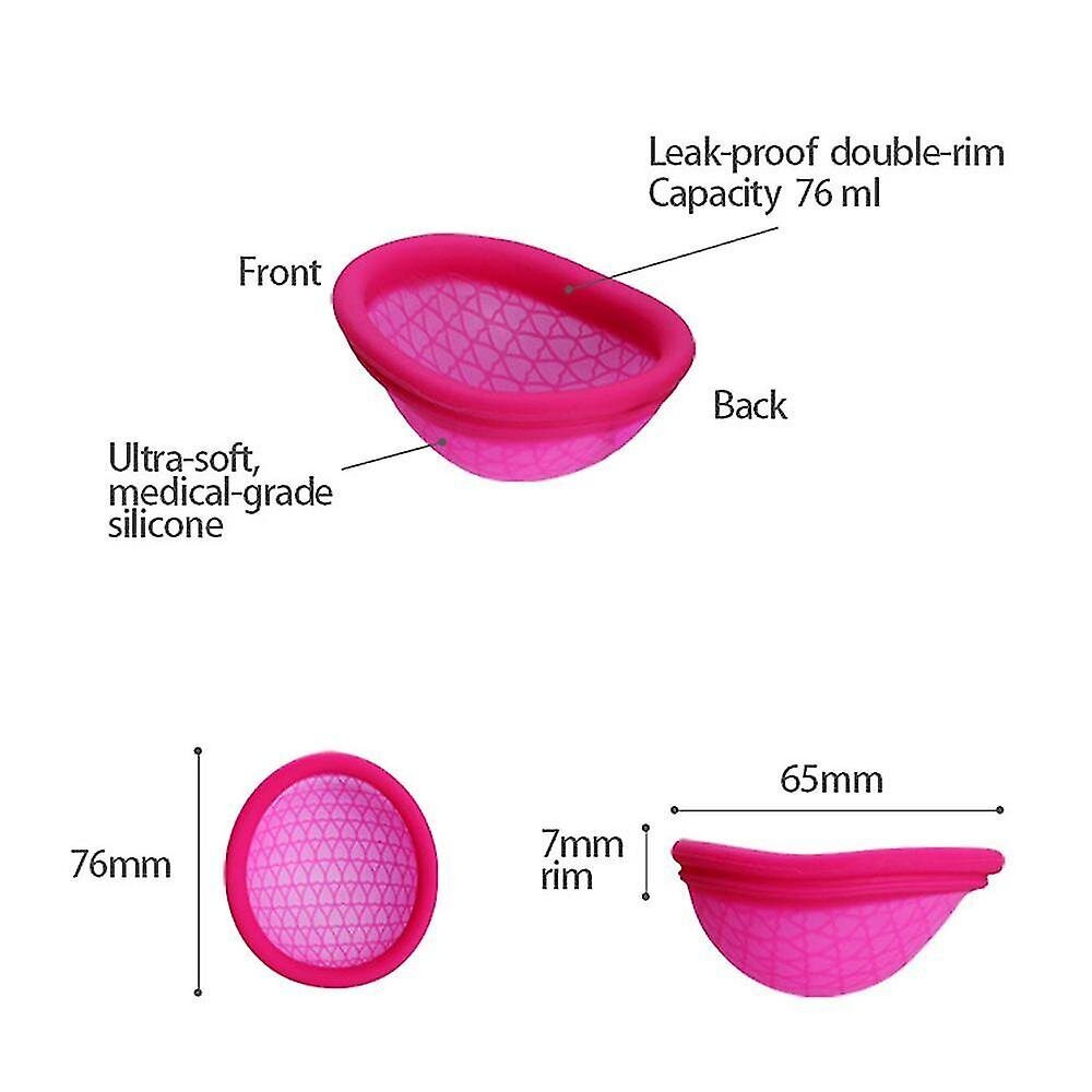 Silikoni kuukautiskuppi Flat Design kuukautiskiekko Ultra Thin tarjotin hinta ja tiedot | Tamponit ja terveyssiteet | hobbyhall.fi