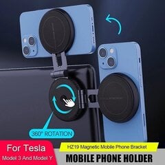 Tesla-matkapuhelintelineeseen Soveltuu Iphone X Max -yleismatkapuhelimeen ripustettava näyttö Magneettinen taitettava auton sisustus hinta ja tiedot | Puhelintelineet | hobbyhall.fi