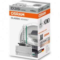 Auton polttimo Osram D3S 35W P32D-5 hinta ja tiedot | Osram Sähköosat ja tarvikkeet | hobbyhall.fi