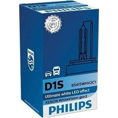 Polttimo PHILIPS D1S 5000k Xenon White VISION GEN2 hinta ja tiedot | Philips Autotuotteet | hobbyhall.fi